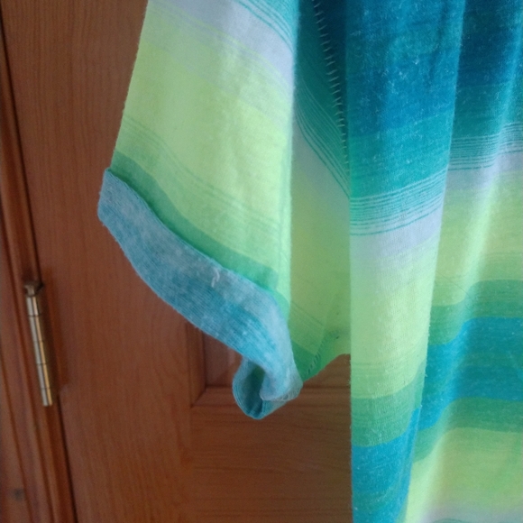 🌻3/$30 American Eagle blue and yellow t-shirt - Picture 3 of 4